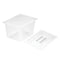 200mm Clear Gastronorm GN Pan 1/2 Food Tray Storage with Lid