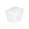 200mm Clear Gastronorm GN Pan 1/2 Food Tray Storage Bundle of 2