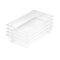 100mm Clear Gastronorm GN Pan 1/1 Food Tray Storage Bundle of 4