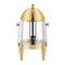 Stainless Steel 12L Beverage Dispenser Hot and Cold Juice Water Tea Chafer Urn Buffet Drink Container Jug with Gold Accents