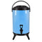 18L Stainless Steel Insulated Milk Tea Barrel Hot and Cold Beverage Dispenser Container with Faucet Blue