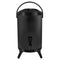 8L Stainless Steel Insulated Milk Tea Barrel Hot and Cold Beverage Dispenser Container with Faucet Black