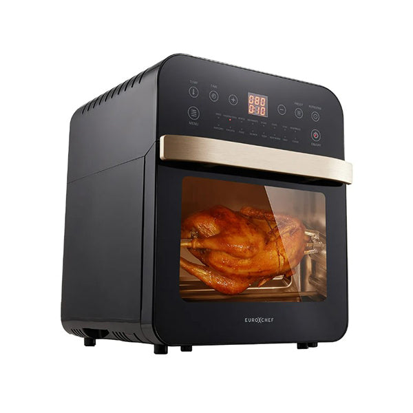 16L Digital Air Fryer With Rotisserie Rose Gold