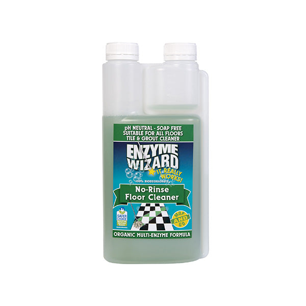 1L Enzyme Wizard No Rinse Organic Floor Cleaner Twin