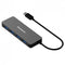 Simplecom CH320-BK Ultra Slim Aluminium USB 3.1 Type C to 4 Port USB 3.0 Hub, Black