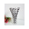 50 Pack Black White Drinking Straws Biodegradable Eco Paper Birthday Party Event Bistro Bar Cafe Take Away