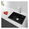 680X440X220Mm Black Single Bowl Granite Quartz Stone Kitchen Sink