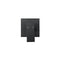8 Inch Square Handheld Shower Head Adjustable Rail Mixer Tap Set Black