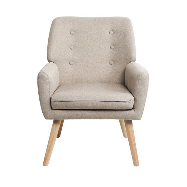 Armchair Lounge Chair Linen Accent Tub  Sofa