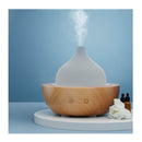 Aroma Aromatherapy Diffuser Led Oil Ultrasonic Air Humidifier Glass Wood