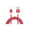 Astrotek 1m Usb Lightning Data Sync Charger Red Cable For Iphone