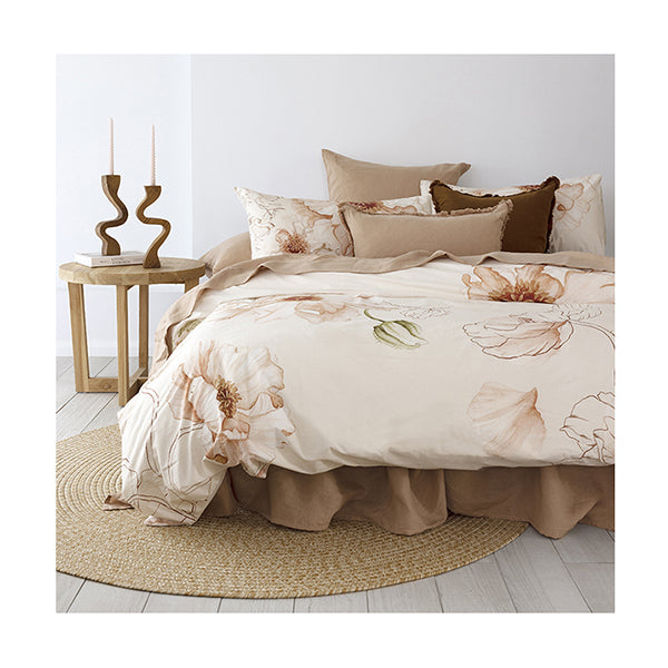 Poppy Bloom Tapestry Quilted Sofa Cover NCU0DQQ0476