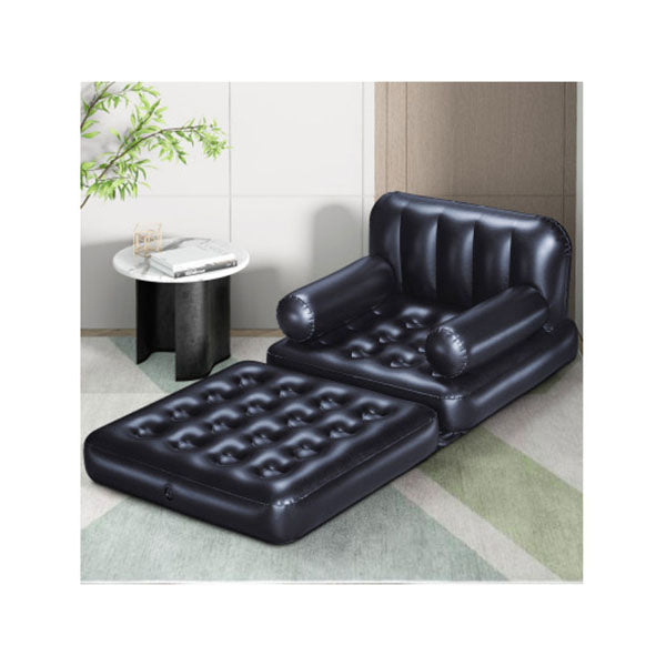 Inflatable Air Chair Seat Lounge Couch Lazy Sofa Blow Up Ottoman