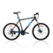 MTB Mens Mountain Bike 26 inch Shimano Gear 21  Speed Colour Matt Black White and Blue Size Of Frame 19 inches