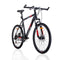 MTB Mens Mountain Bike 26 inch Shimano Gear 21  Speed Colour Matt Black White and Red Size Of Frame 21 inches