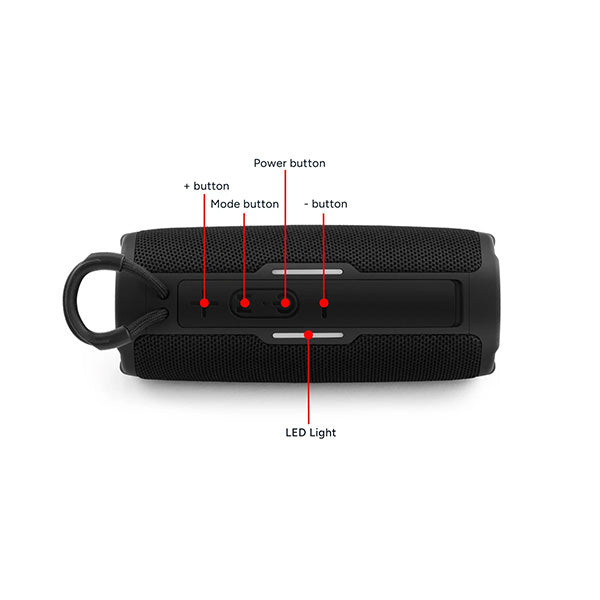 Black Portable Bluetooth Speakers