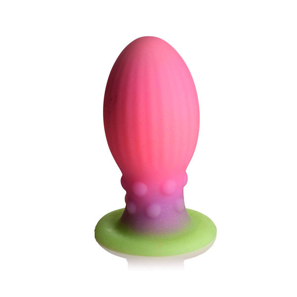 Creature Cocks Xl Xeno Egg Glow In Dark Pink Fantasy Plug