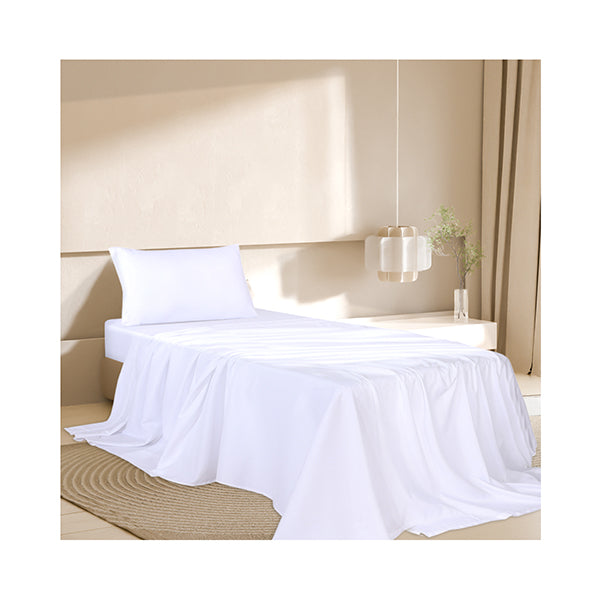 3Pcs Sinigle Size Pure Bamboo Bed Sheet Set