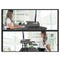 Desk Riser 77Cm Wide Adjustable Sit To Stand Monitor Keyboard Laptop Black