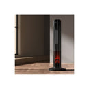 Electric Ceramic Tower Heater 3D Flame Oscillating Remote Control