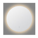 600Mm Backlit Led Light Bathroom Mirror Antifog Wall Mounted Round