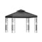 Gazebo 4X3M Party Marquee Outdoor Wedding Event Tent Iron Art Patio