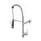Euro Round Chrome Kitchen Sink Pull Out Mixer Double Spout Tap