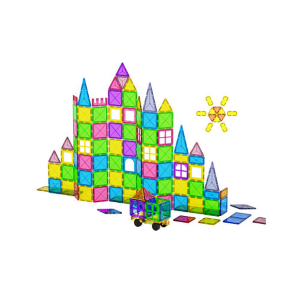 60Pcs Kids Magnetic Tiles Blocks Building Educational Toys Children Gift