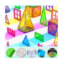 120Pcs Kids Magnetic Tiles Blocks Building Educational Toys Children Gift