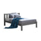 King Single Wooden Timber Bed Frame Grey