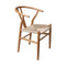 2X Dining Chairs Wooden Hans Clear