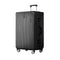 Wanderlite 28" Luggage Trolley Travel Suitcase Set Tsa Hard Case Lightweight Aluminum Black