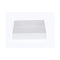 10 Pack Of White Card Box Clear Slide On Lid 17 X 25 X 5Cm Cake Sweets