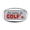 Novelty Towbar Trailer Hitch Cover Tow Bar Id Rather Be Golfn