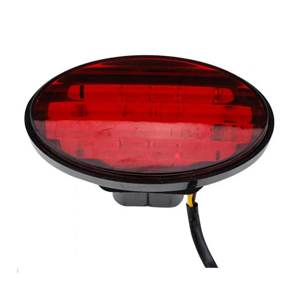 Novelty Towbar Trailer Hitch Cover Tow Red Oval Brake Light