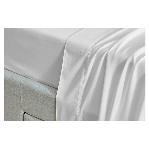 Natural Bamboo Bed Sheet White