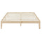 William Wood Bed Frame Natural Queen