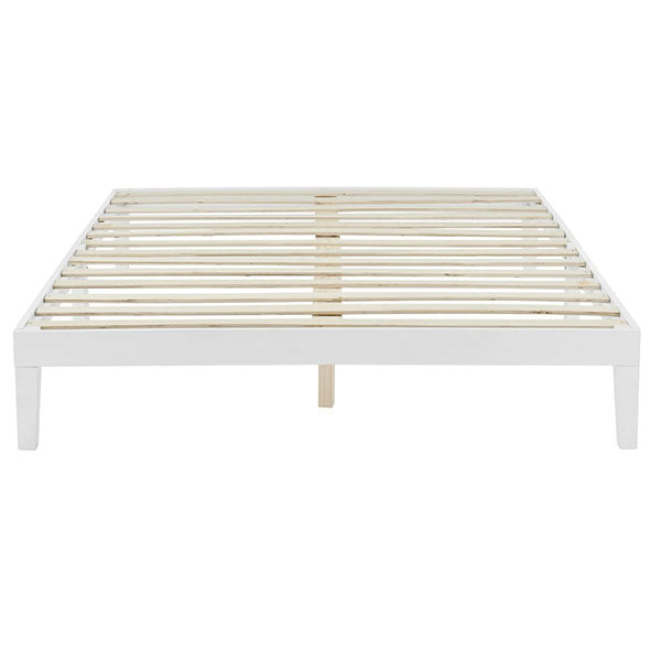 William Wood Bed Frame White Queen