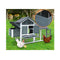 Large Chicken Coop and Rabbit Hutch With Ramp Green