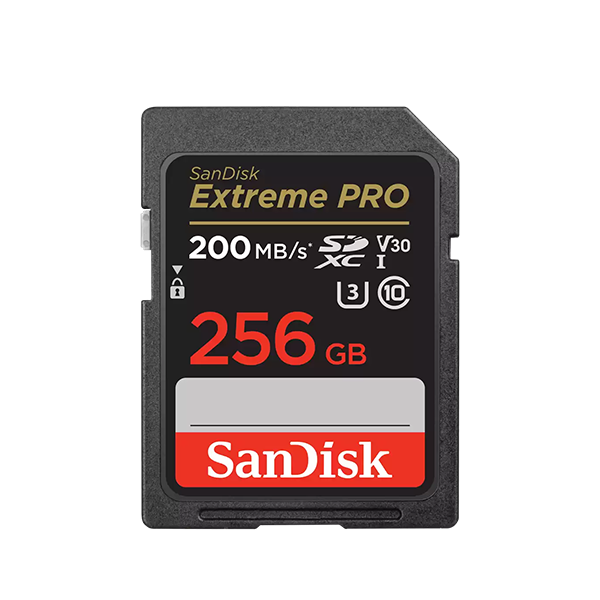 Sandisk 256Gb Extreme Pro Memory Card 200Mbs