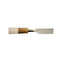 Wood And Marble Pate And Cheese Knife In Timeless Stripes