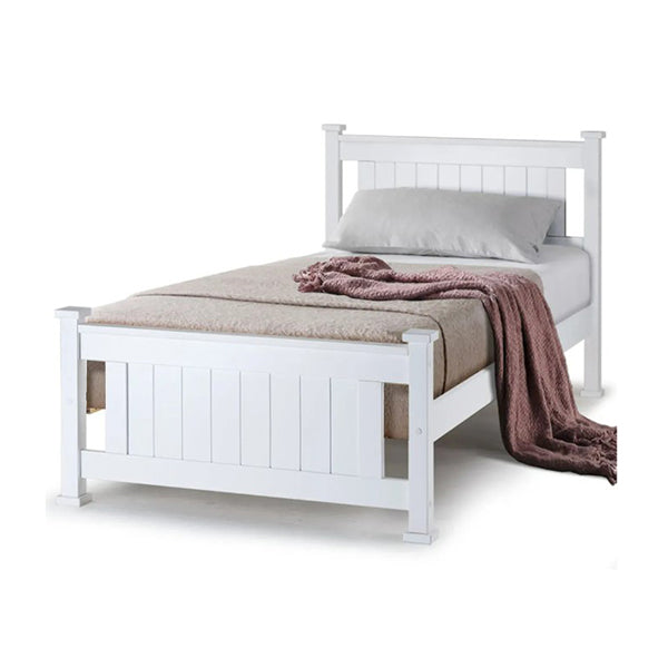 Single Wooden Bed Frame Bedroom Furniture For Kids And Adults