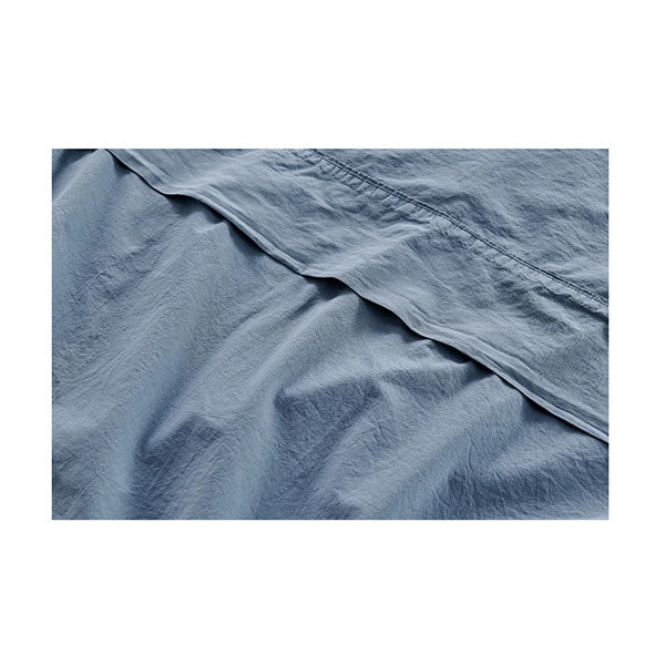 Sydney Stonewash Cotton Bed Sheet King Size Set