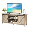 Wooden TV Stand for 65inch� Television with 2 Cabinets