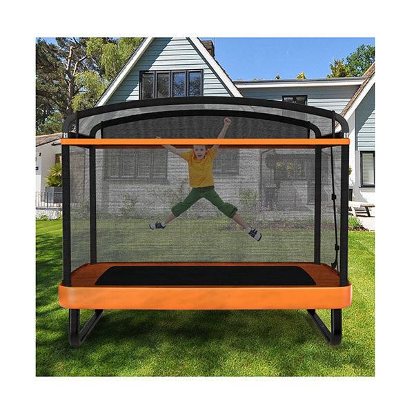 Sturdy 6 FT Recreational Trampoline with Swing for Kids