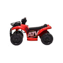 Kids Ride On Car Electric ATV Rechargeable Red