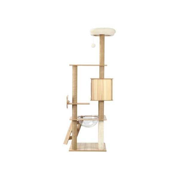 162cm Wooden Cat Tree with Ladder