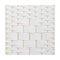 8 Panel Room Divider Privacy Screen White