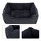 110Cm Dog Sofa Bed With Removable Washable Cover Dark Grey