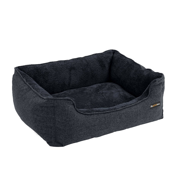 90Cm Dog Sofa Bed With Removable Washable Cover Dark Grey